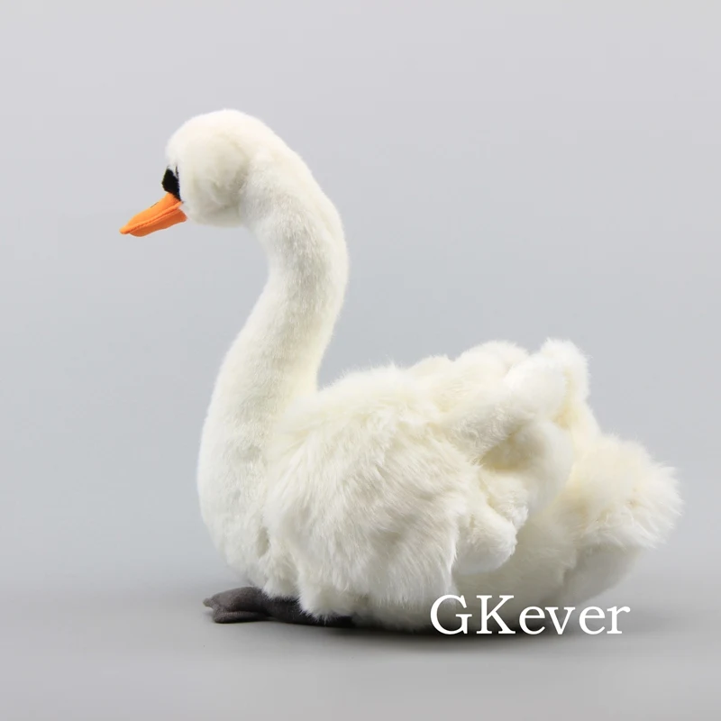 25 см Моделирование животных Белый лебедь плюшевые игрушки кукла Peluche мягкие животные игрушки Подушка мягкие спальные игрушки для женщин детские подарки