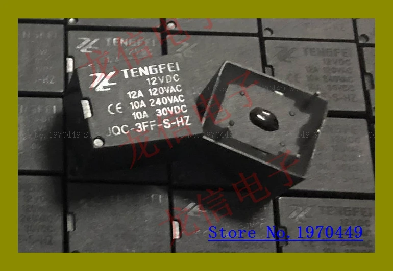 4 TENGFEI JQC-3FF-S-HZ 12VDC/24VDC T73-1A