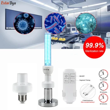 

15W 25W UV lamp Quartz Germicidal Disinfection UVC CFL Ozone LED Light bulb Ultraviolet Sterilizer bacterial Kill Mite Home lamp