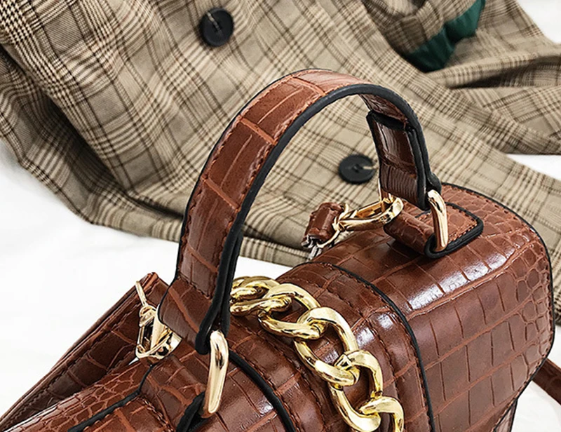 Tanie Yogodlns luksusowe serpentyn torba na ramię kobiety PU skóra Crossbody torba moda sklep