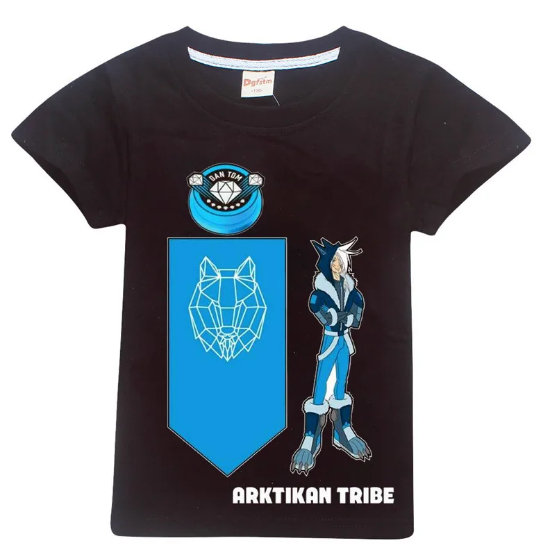 T8480-black Дэн TDM тур-Arktikan племени-Снег Волк Детская толстовка, футболка для мальчиков, кофты с капюшоном, с героями мультфильмов, детские толстовки с капюшоном с Костюмы Одежда для мальчиков 14 лет - Цвет: T8480-black