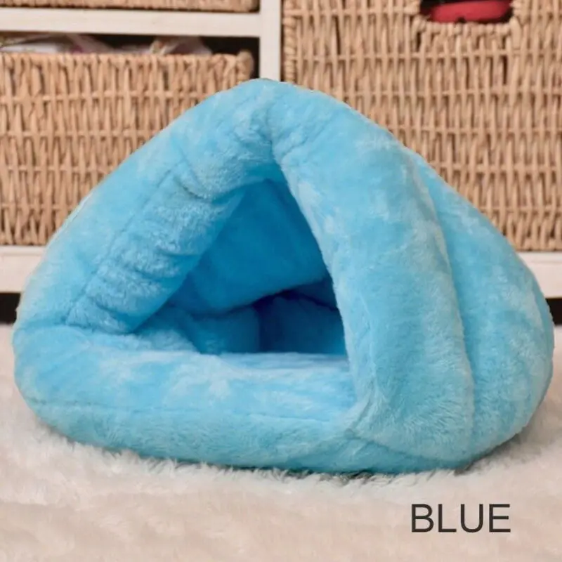 2019 Pet Dog Cat Triangle Bed House Warm Soft Mat Bedding Cave Basket Kennel Washable Nest 2019 Pet Dog Cat Triangle Bed House Warm Soft Mat Bedding Cave Basket Kennel Washable Nest