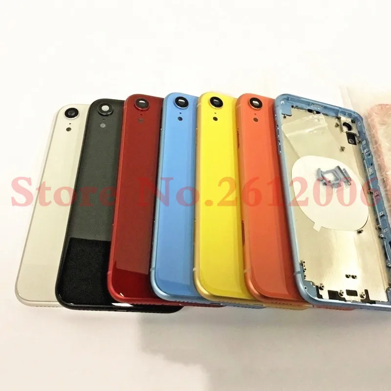 Для iPhone X Крышка батарейного отсека для iPhone XS/XS Max/XR iX задняя крышка+ Металлическое шасси средний каркас полный корпус чехол в сборе