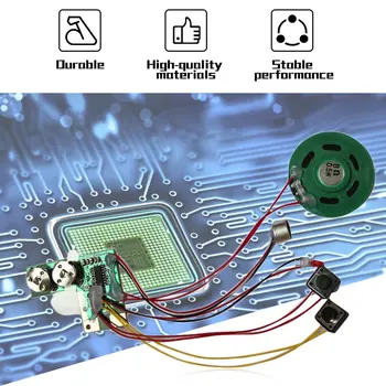 

1pc High Quality 10secs 10s Sound Voice Audio Recordable Recorder Module Chip for Card Brand New