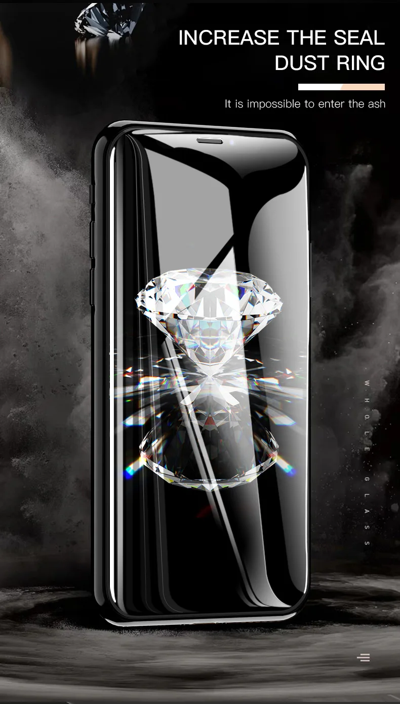 Yesido 6D полный клей покрытие из закаленного стекла для iPhone 11 Pro Max протектор экрана для iPhone 11 Pro max Защитная стеклянная пленка