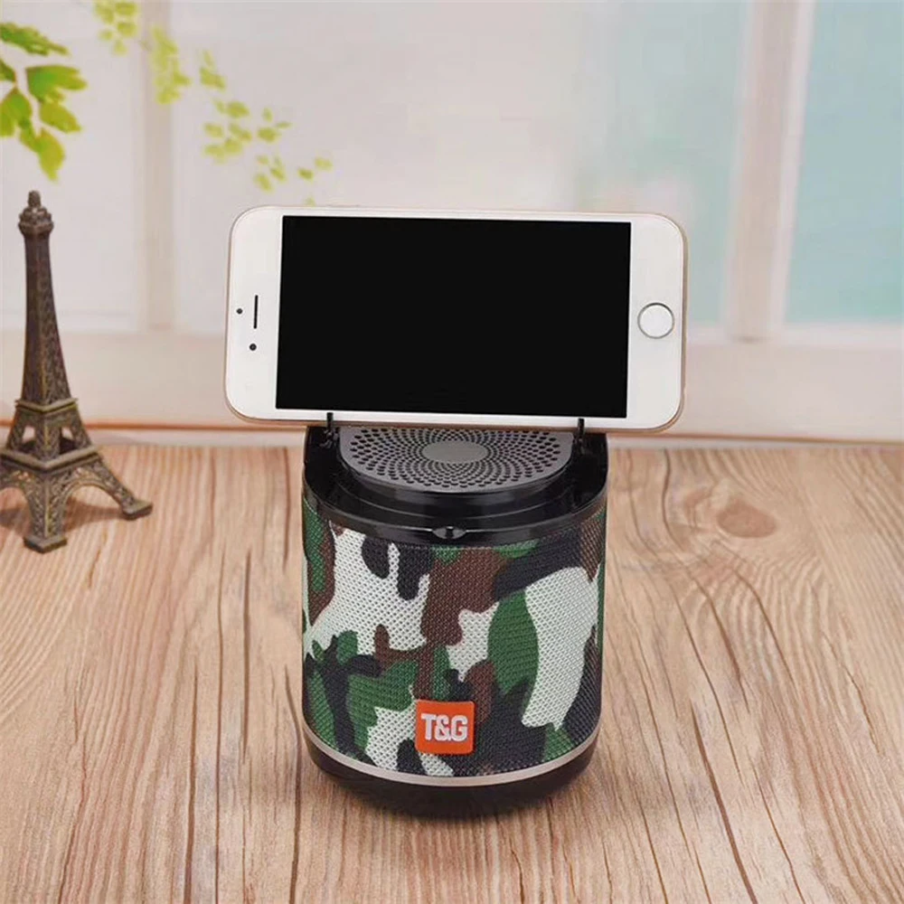 TG518 Bluetooth динамик держатель телефона TWS серия FM карта сабвуфер беспроводной открытый портативный маленький Bluetooth динамик