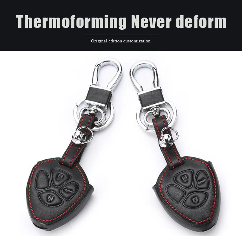 Top Layer Leather Key Cover Car Automobile Key Case For Car For Audi A4 Allroad B9 Q5 Q7 TT TTS Q7 4M TT 8S