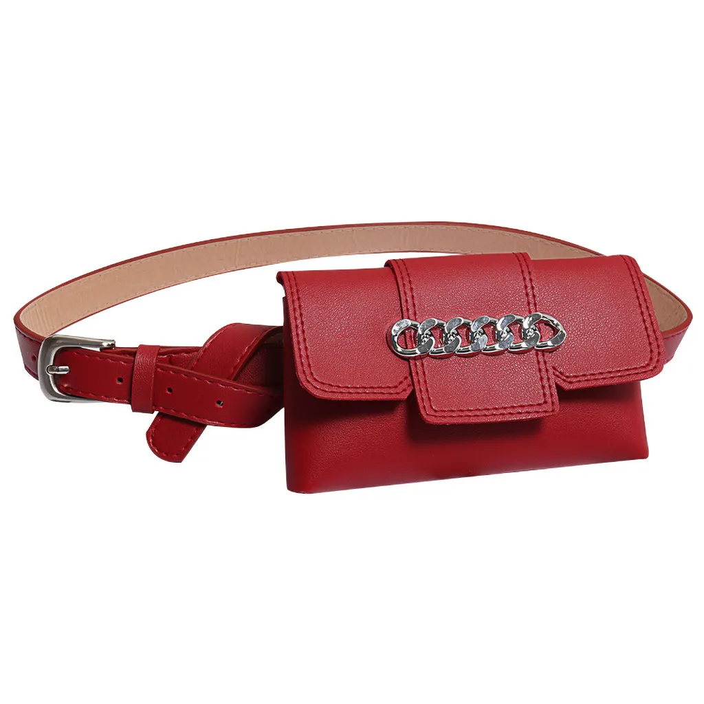 A Women's Belt Bag Women Waist Pack Serpentine Fanny Pack Leather Fashion Snake Skin Waist Belt New Women Fashion Design - Цвет: A