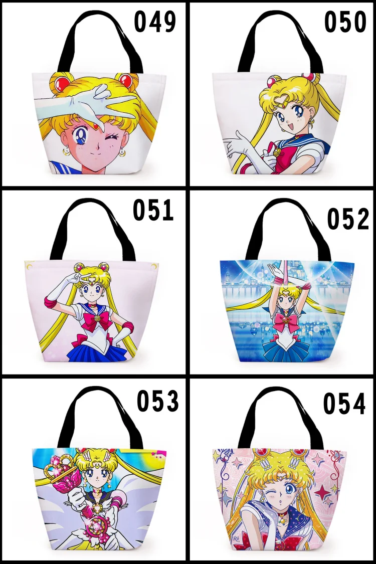 sacos de almoço dos desenhos animados saco