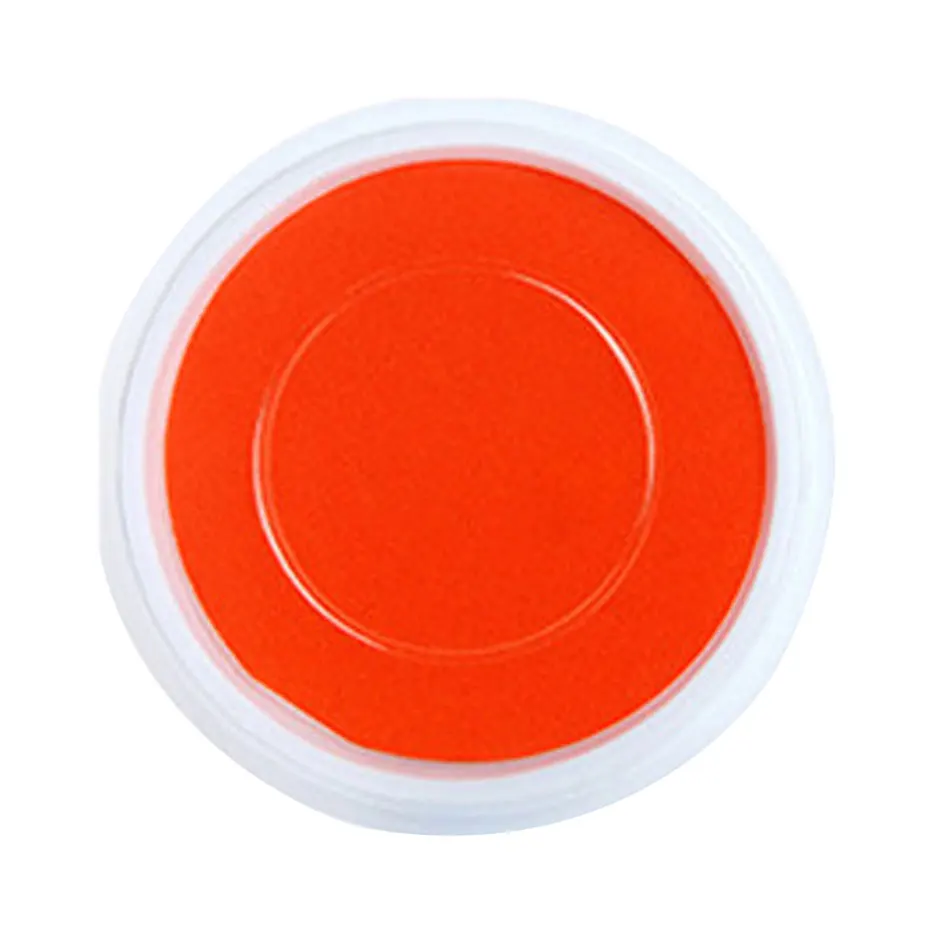 orange Сделай Сам, рисованная игрушка для рисования, цветная Крафтовая чернильная подушечка, цветные штампы, игрушка, граффити, краски, игрушки, нетоксичные - Цвет: orange