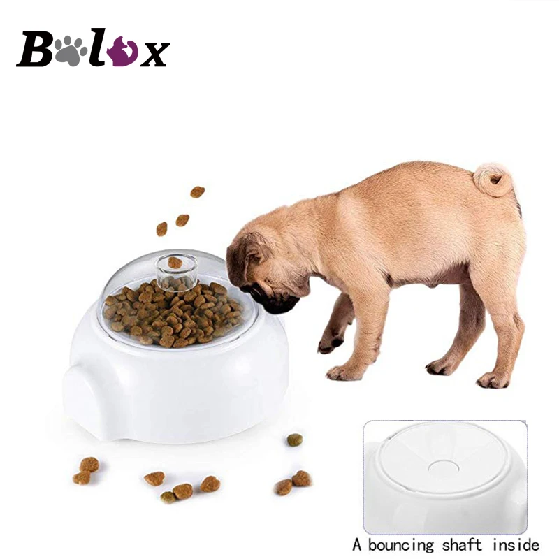 BOLUX Funny dog feeder toy Funny slow dog food Bowl toy catapult Thrower Feeder Puzzle Healthy sport Interactive dog feeding toy