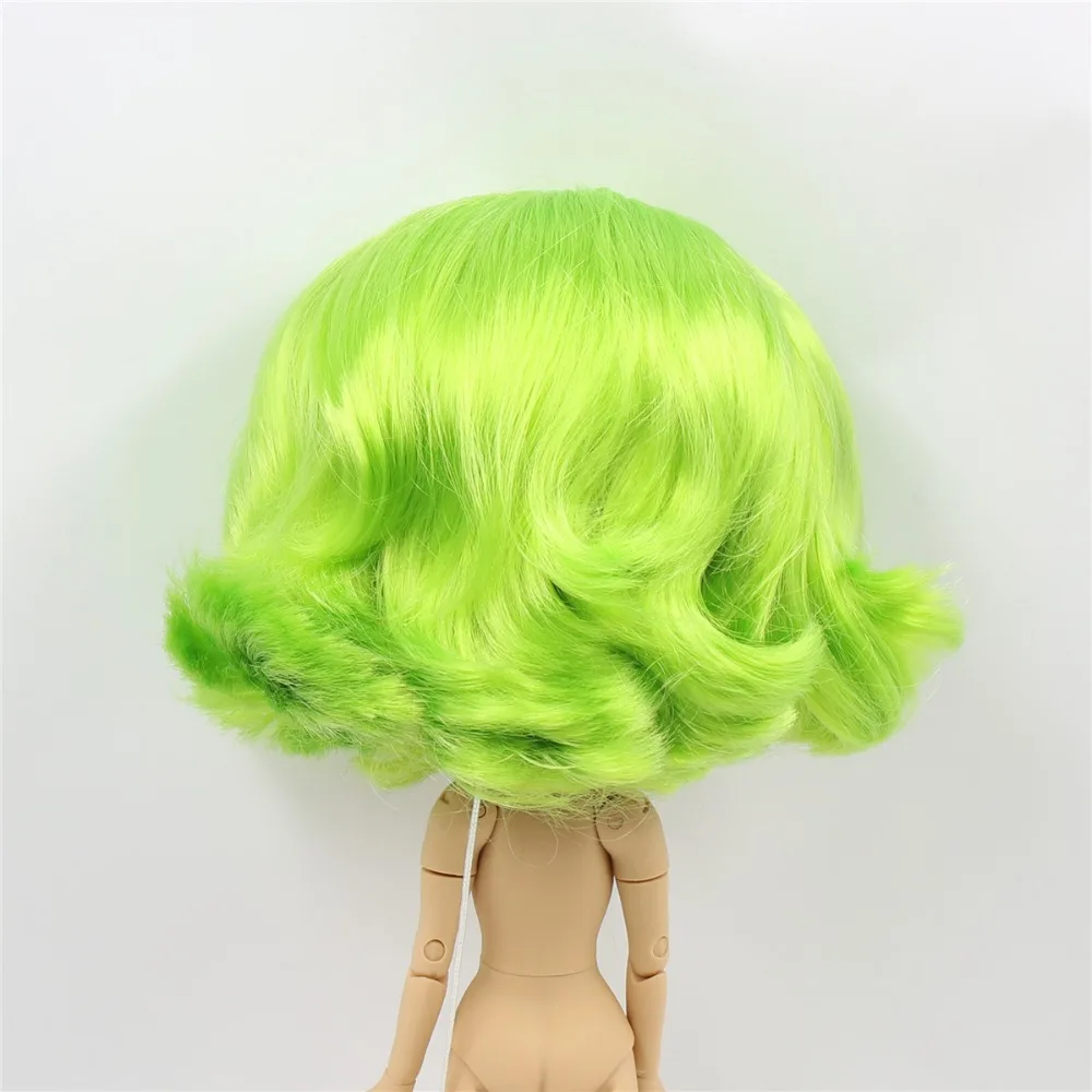 blyth-doll-icy-wig-rbl-scalp-and-dome-bright-green-and-blue-hair-for-custom-doll