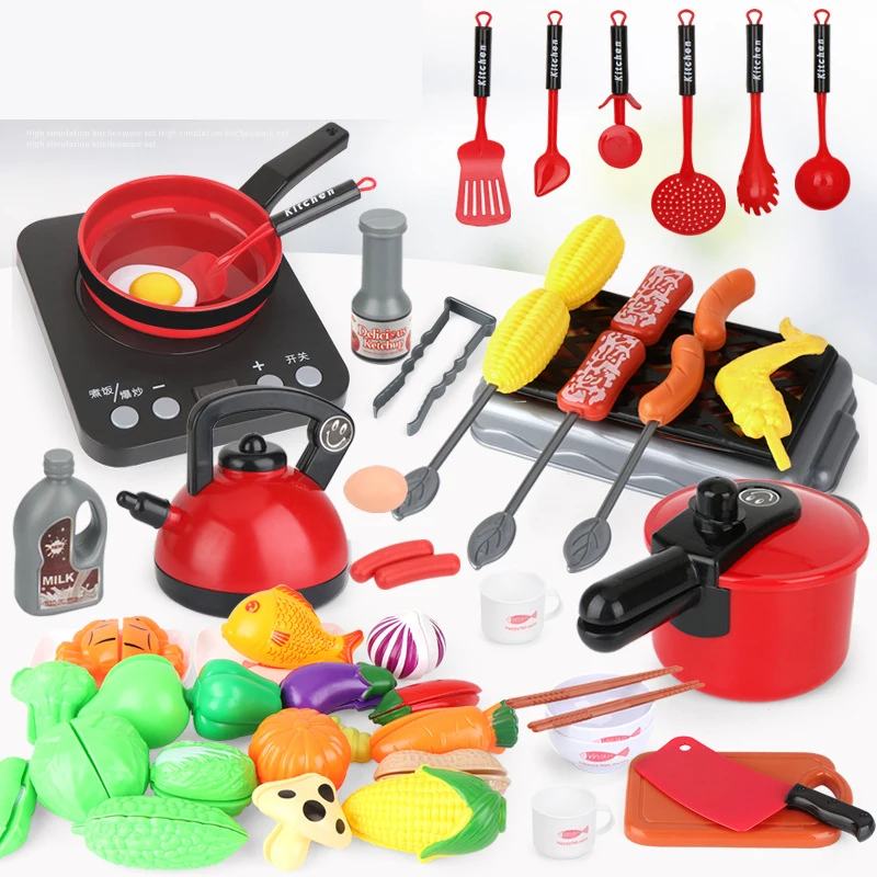 Игрушечный набор для приготовления пищи детский игровой домик имитация кухни