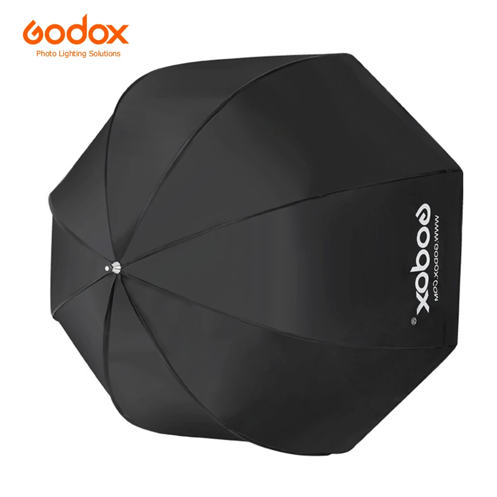 Светильник Godox, софтбокс, диаметр 120 см/47 дюймов, восьмиугольный зонт, аксессуары для фотосъемки, софтбокс, отражатель для видеостудии
