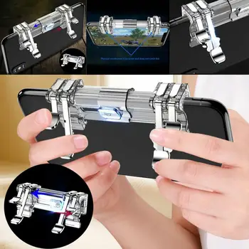 

Metal Game Trigger Mobile Button Smartphone Joystick Game L1 + R1 Shooter Controller PUBG / Survival Rule Fire Button Handle