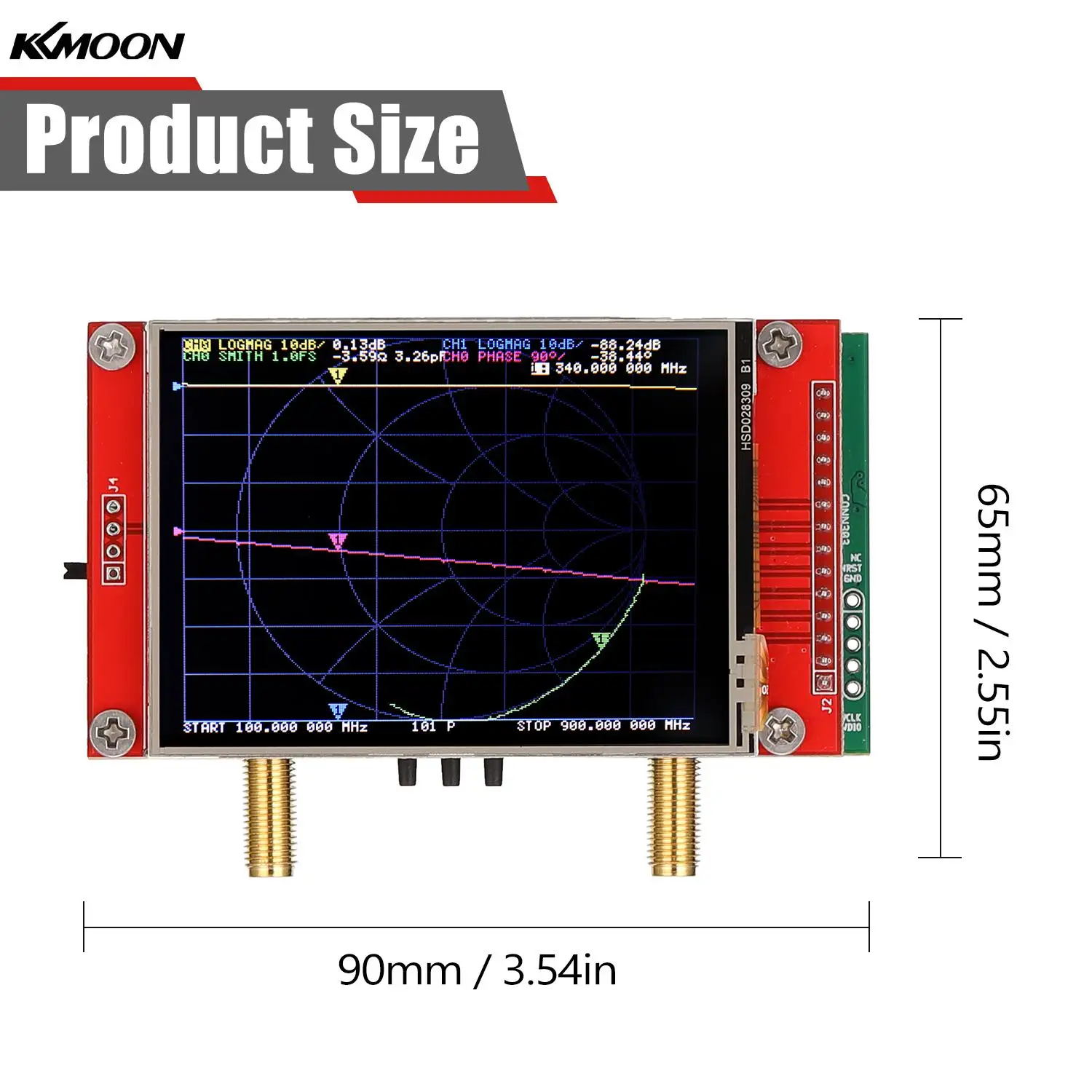 NanoVNA V2 3G вектор сетевой анализатор тестер антенны коротковолновое S-A-A-2 Nano Vna HF VHF