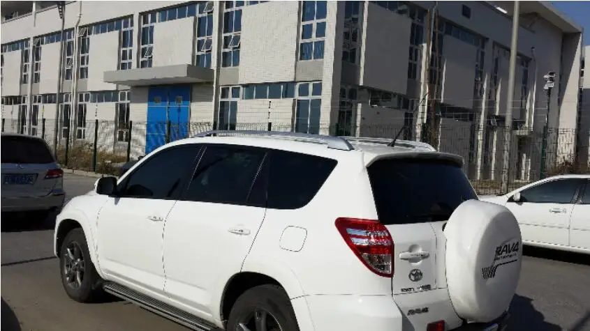 Для Toyota RAV4 2006-2012 багажник на крышу, рейлинги, барные стойки для багажа, верхние стойки, рельсовые коробки, алюминиевый сплав