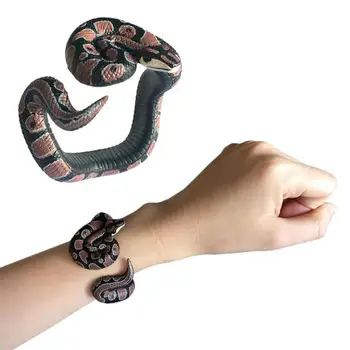 

Simulation Snake Bracelet Party Prank Toys Funny Birthday Party Halloween Props New and Beautiful Patterns Fashionable