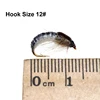 6PCS #12 Trout Fishing Realistic Nymph Scud Fly Nymphing Artificial Insect Baits flying Lure ► Photo 3/6