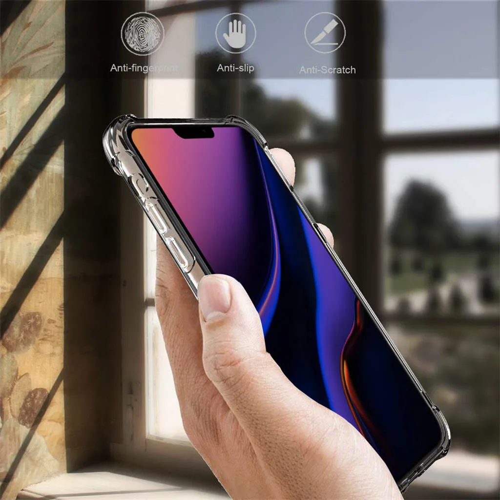 VOBERRY, прозрачный силиконовый чехол для iPhone 11 на iPhone 11 Pro, ультра прозрачный мягкий чехол из ТПУ для iPhone 11 Pro 5,8 дюймов