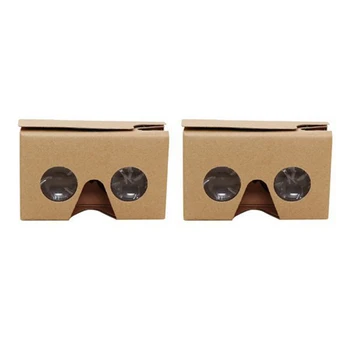 

2PCS 3D Glasses for Google Cardboard V2 VR Valencia 4.5- 6Inch Smartphone with Headband