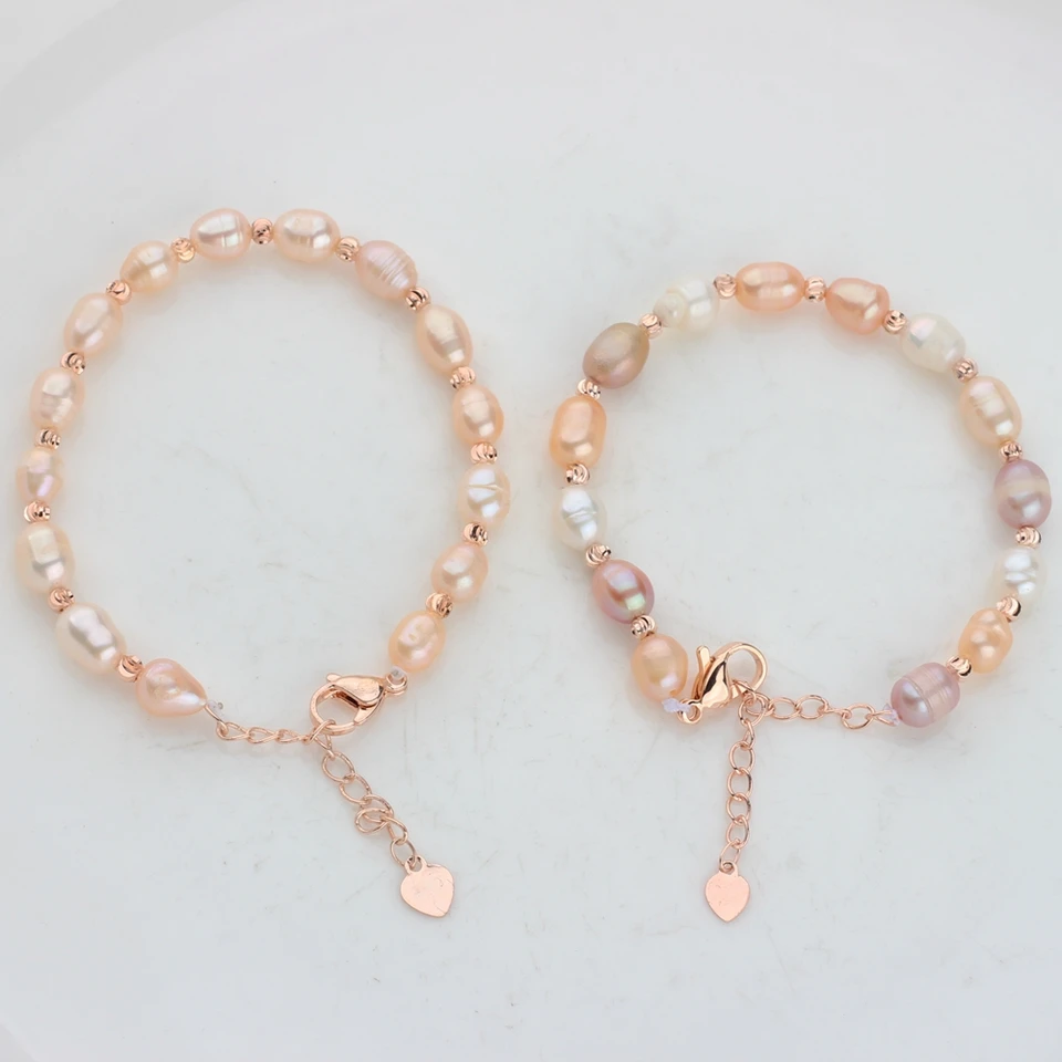 Vittearl Genuine Freshwater Pearl Bracelet For Women - Charm Bead Bracelet Real Pearl Jewelry Gift 1 thumbnail image