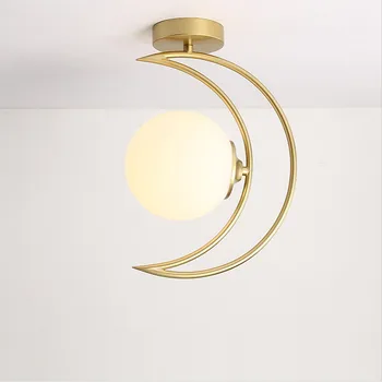 

Contemporary and contracted individual meniscus LED corridor bedroom corridor dining-room porch adornment absorbs dome light