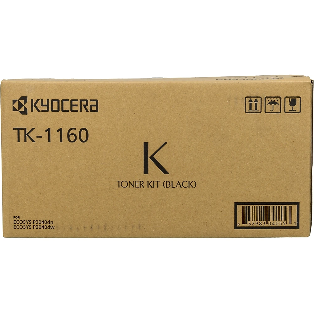 Картридж лазерный Kyocera TK-1160 черный(7200стр.) для Kyocera P2040dn/P2040dw