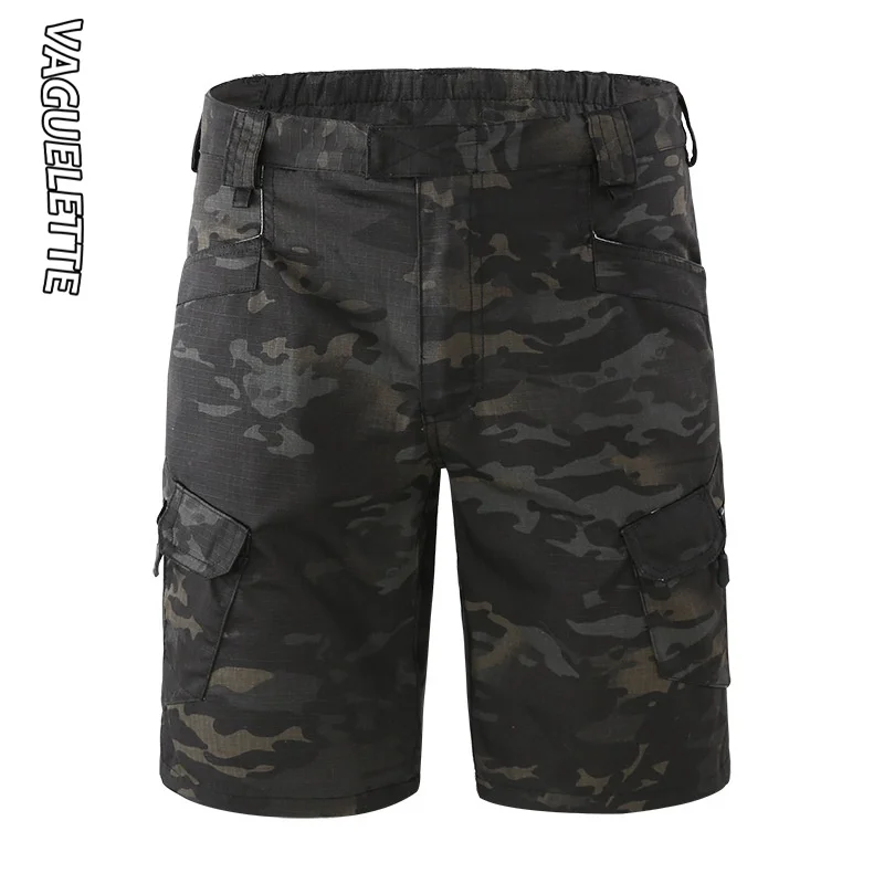 CP Black Vaguelette военные тактические Короткие брюки повседневные карго уличные шорты походные альпинистские мужские шорты хлопок с карманами - Цвет: CP Black
