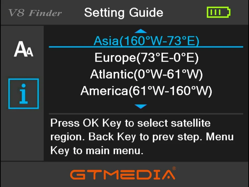 GTMEDIA V8 Finder спутниковый искатель DVB S2 Цифровой спутниковый искатель высокой четкости DVB S2X HD 1080P спутниковый измеритель Satfinder freesat
