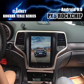 

PX6 Car Bluetooth Screen Android 9 GPS Navi Multimedia For JEEP 2014-2019 Grand Cherokee 10.4" Tesla Style Stereo DSP Head Unit