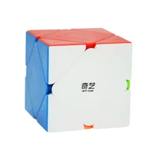 Qiyi QiCheng волшебный куб красный скоростной куб без наклеек волшебный куб пазл игрушки косой сверление четырехосевой шестигранник Гладкий третий-ord