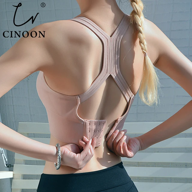 CINOON Bra For Women Underwear Sexy Lingerie Seamless Push Up Cotton Tops Bralette Sports Vest 1