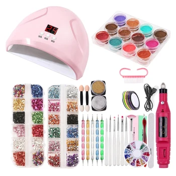 

Nail Dryer Kit with Nail Drill for Nail Art Salon Manicure LED Nail Dryer Nail Tool