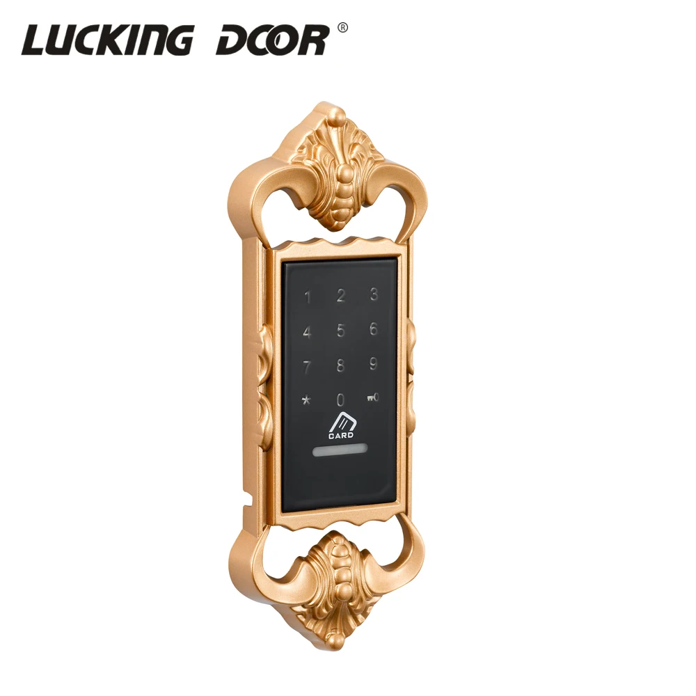 

RFID card reader Golden color office cabinet safety locks wooden furniture locks with for gym/apartments/spa center etc