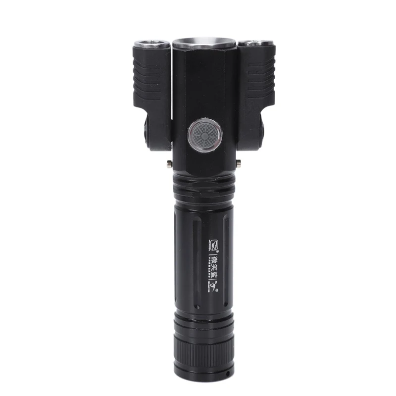 

Aluminum Alloy Multi-Function Strong Light Triple Head Aircraft Flashlight Outdoor Lighting Night Riding Outdoor Lighting