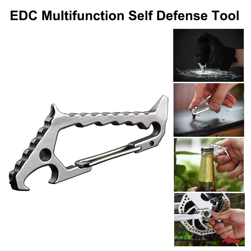 EDC акула дизайн Quick-подвесная Скоба для самозащиты на улице Вольфрам Сталь