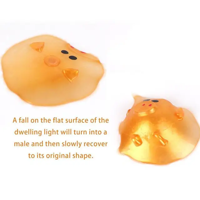 1Pc Jello Pig Cute Anti Stress Splat Water Pig Ball Vent Toy  Stress Relief Decor Venting Sticky Squeeze Toy Children 4