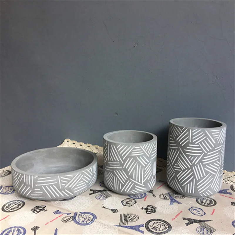 

Silicone flowerpot mould stripe cement pot molds Design of mould pattern for concrete pot flowerpot silicone molds