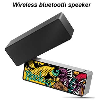 

Customizable Graffiti Design Portable Wireless Bluetooth Speaker 10W HiFi Stereo Sound,Rich Bass Loudspeake & U Disk TF Card