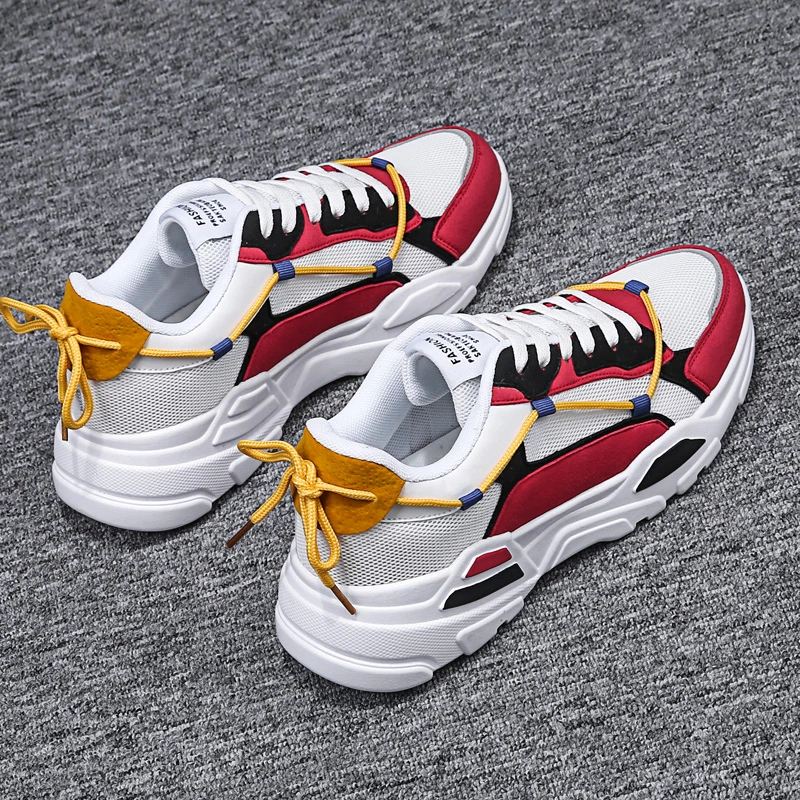 multicolor sports shoes