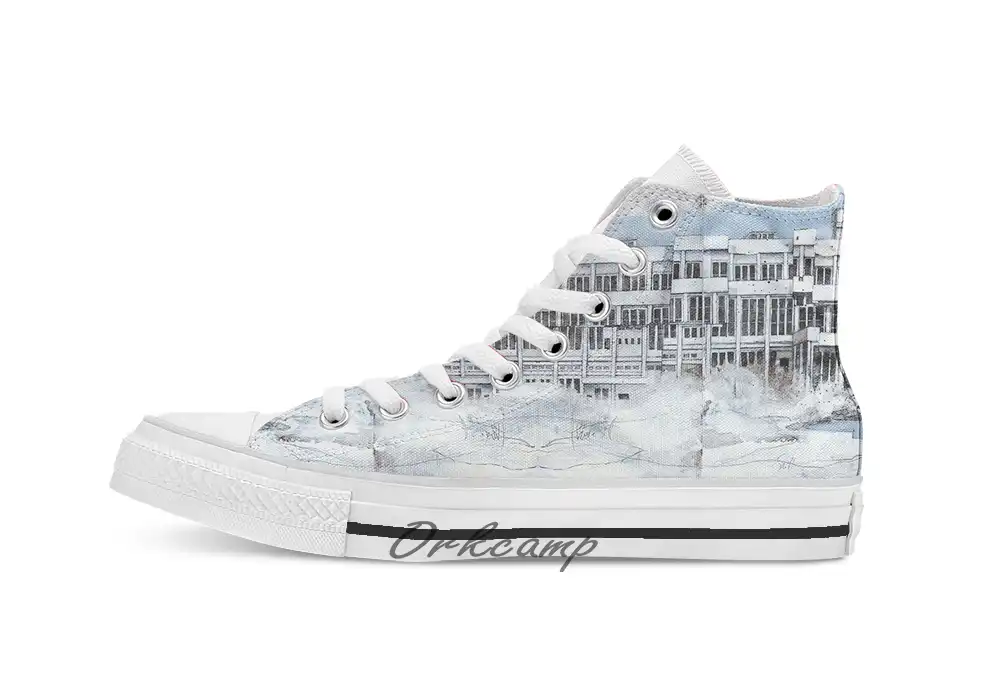 power white canvas shoes