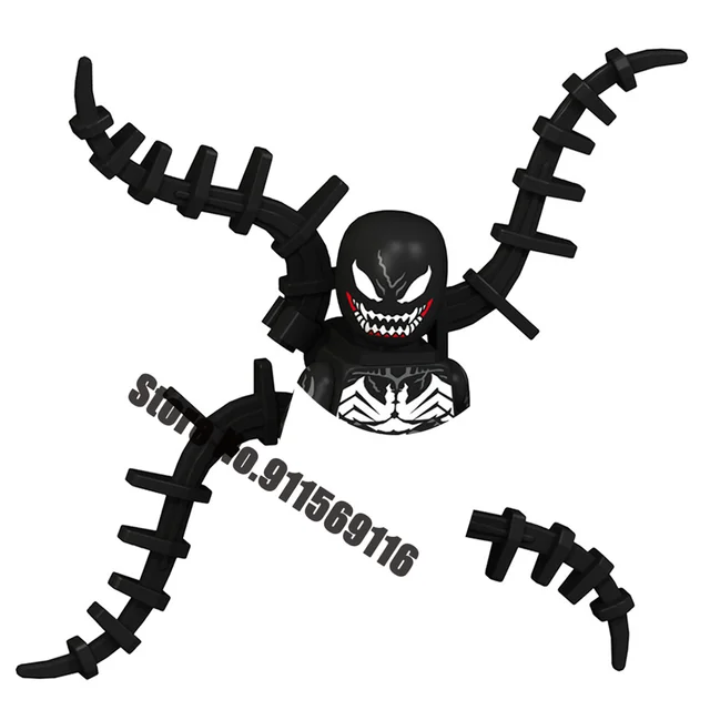 DISNEY Super Hero Venoms Building Blocks Gamora Groot Doctor Octopus Magneto Nebula Deadpools Wolverine Bricks Action Figure Toy K-XP032