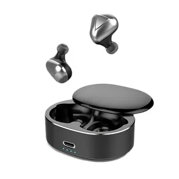 

T50 TWS 5.0 Earphone Mini True Wireless Headset Automatic Pairing Stereo 6D Noise Reduction Sport Earphone