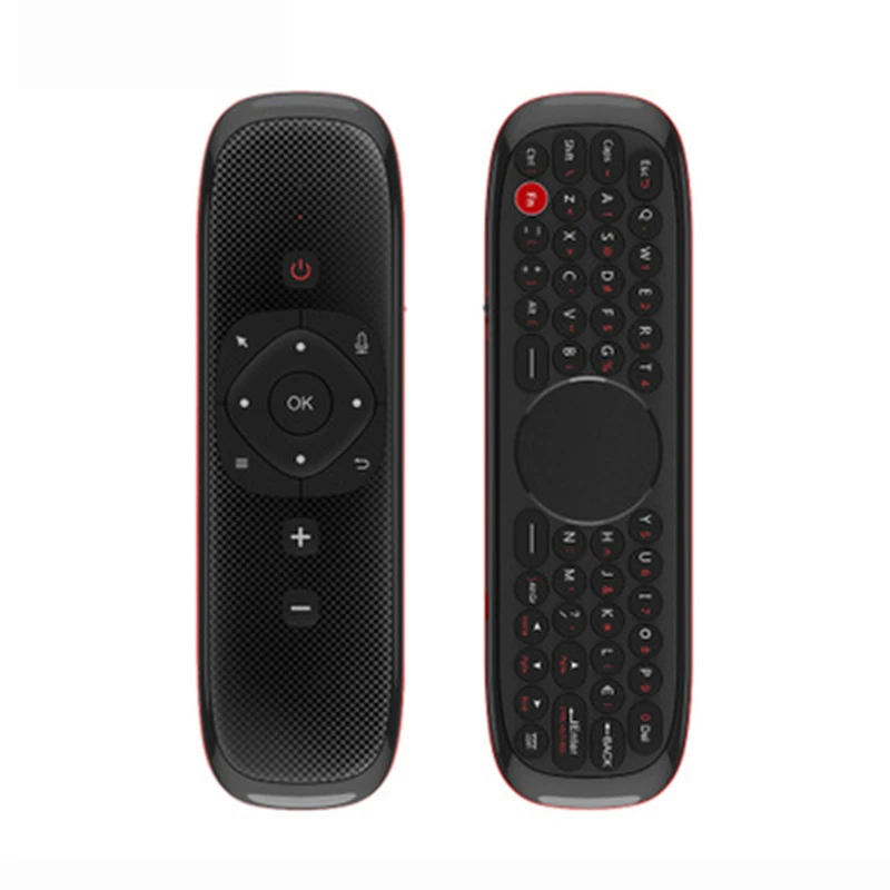 Беспроводная клавиатура W2 Flying Air Mouse 2 4G голосовая ТВ приставка поддержка ПК/VS/W1/I8/и