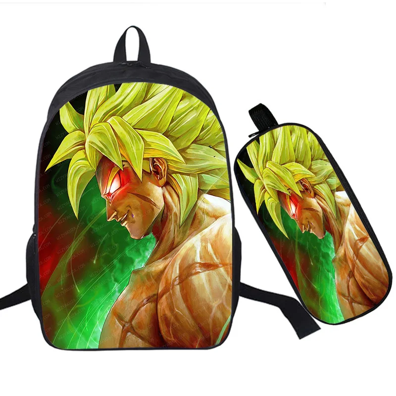 Аниме Dragon Ball рюкзак детские школьные сумки мультфильм мальчики девочки Рюкзак Студенческая сумка для книг Гоку рюкзак Веджета 2 шт наборы
