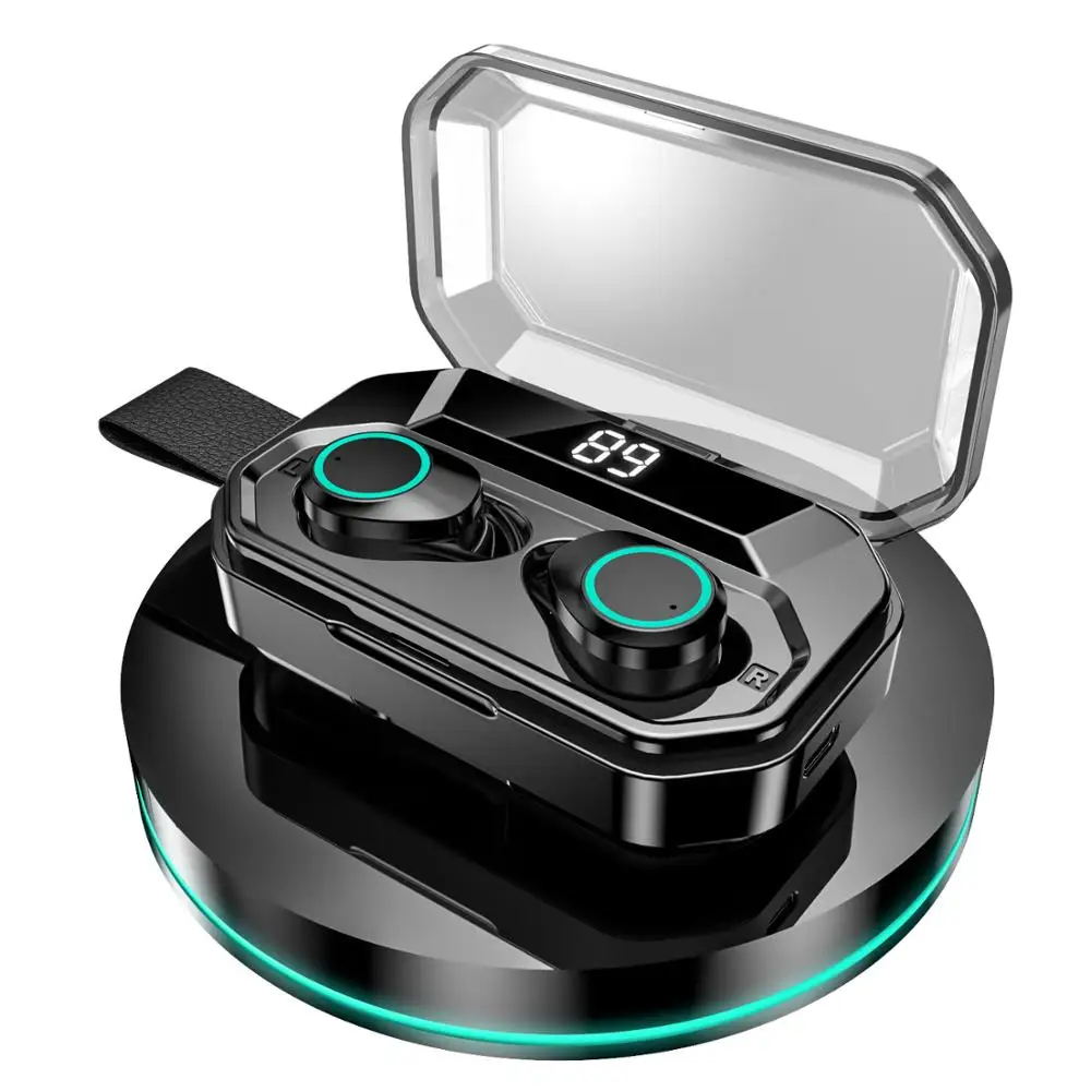 

Touch Upgrade Version Wireless Headphone Stereo Sound Bluetooth V5.0 Portable TWS Wireless Earbud Charge Case Sport Bass Headset