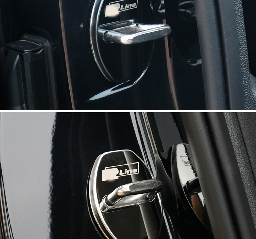 4 шт. автомобильный антикоррозийный защитный чехол V.W Golf 7 Sagitar Lavida Polo Passat дверной замок декоративная пряжка крышка автомобильные аксессуары