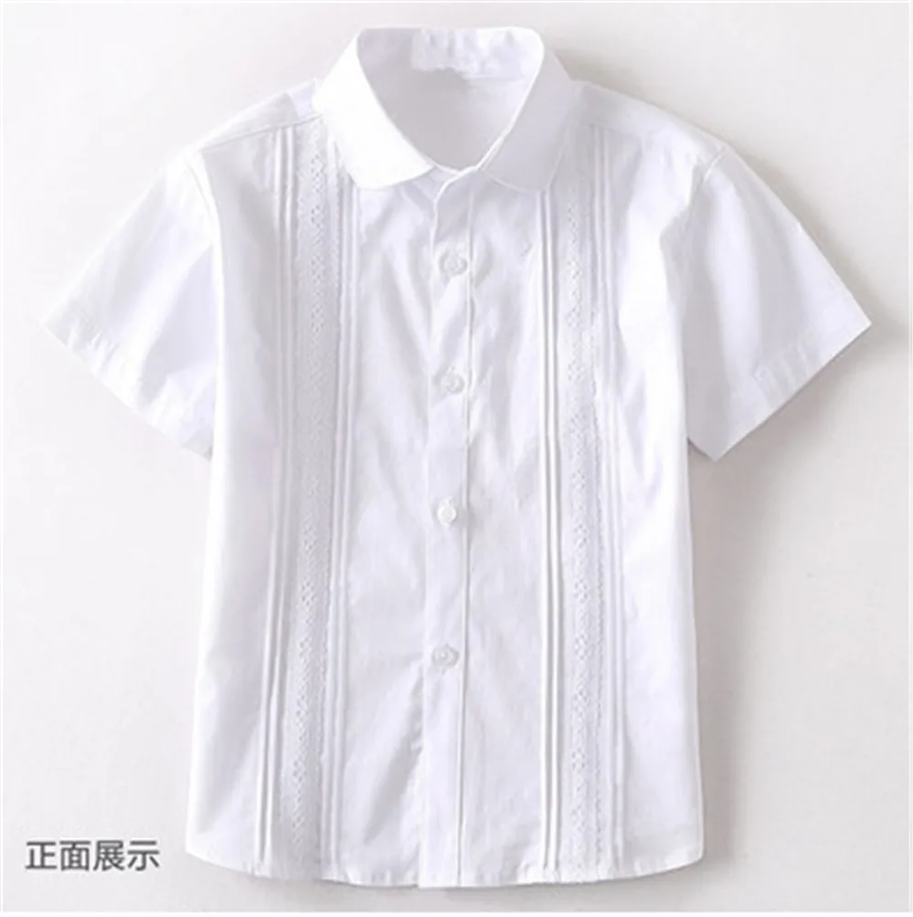 Baby Toddler Teenager School Girls Blouse Shirt Girl Tops Cotton Shirts For Kids Children 6 8 10 12 Years