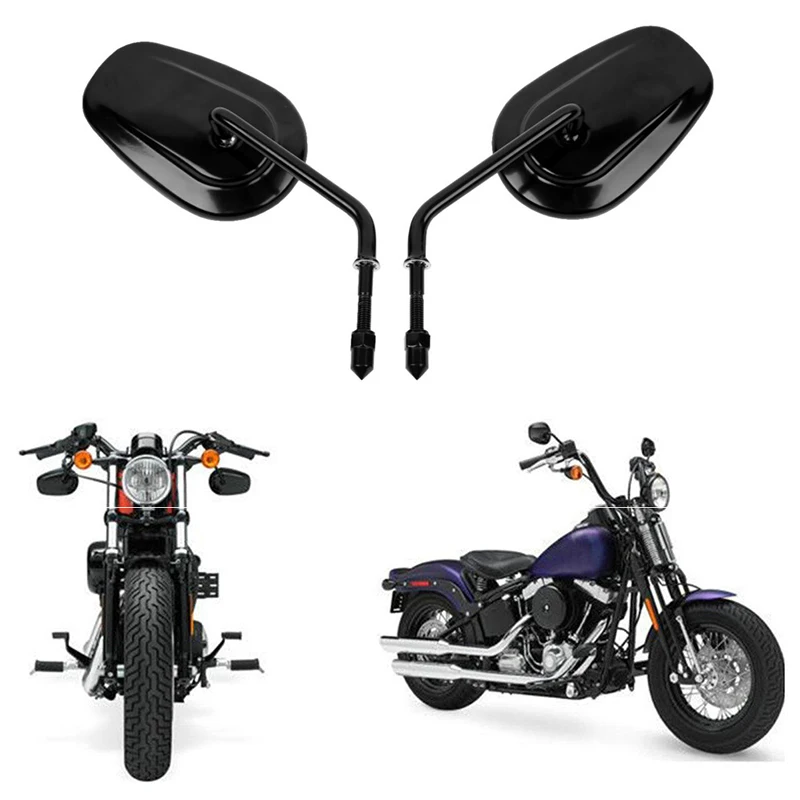 

Motorcycle Rear Side Mirror For Harley Road King Touring XL 883 SPORTSTER Fatboy Softail Street Glide Bobber Chopper